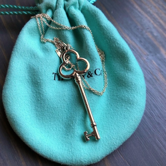 Tiffany & Co. Jewelry Tiffany Co Clover Trefoil Tiffany T Key Charm